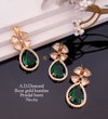 2 AD Diamond Rose Gold Kundan Pendant Butti Wholesale Shop In Surat
